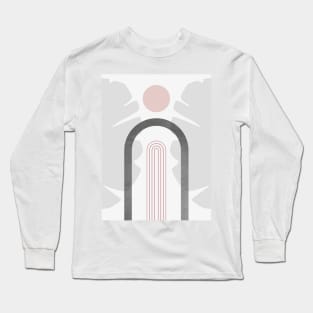 Minimal Mid Century Long Sleeve T-Shirt